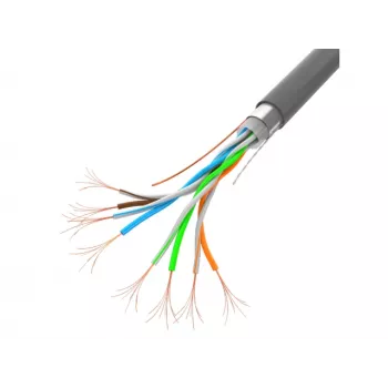 Võrgukaabel LANBERG LCF5-11CC-0305-S Cat5e F/UTP, 24 AWG CCA, 305 m, hall