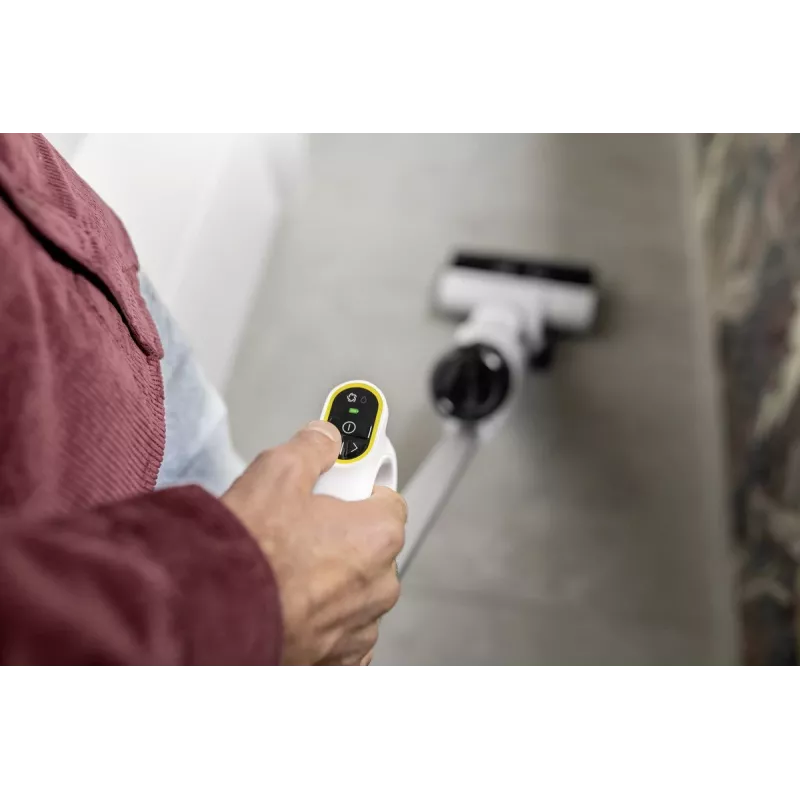 Põrandapesur-tolmuimeja Karcher FCV2 Natural N 1.056-101.0 — aku 21,6 V, tööaeg 25 min, 160 W, kuiv- ja märgpuhastus, kotita, LED-ekraan
