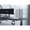 APNX PC Midi Tower C1-R-WT-v1 — valge, toetab ATX/Micro-ATX/Mini-ITX, 3x120 mm esiventilaatorid paigaldatud, 3x3,5 tolli + 3x2,5 tolli pesad, USB 3.2 Gen1 x2