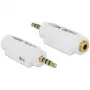 Kaablisoovaheti DeLOCK 65590 3,5 mm valge