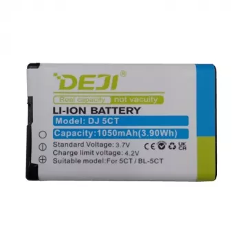 Extra Digital aku BL-5CT Nokia C3 C5 C6 5310 3720 jaoks 3.7V 1020mAh