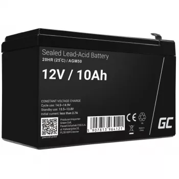 UPS aku roheline Cell AGM50 12 V 10 Ah VRLA AGM, 65×151×95 mm, 2.45 kg, must