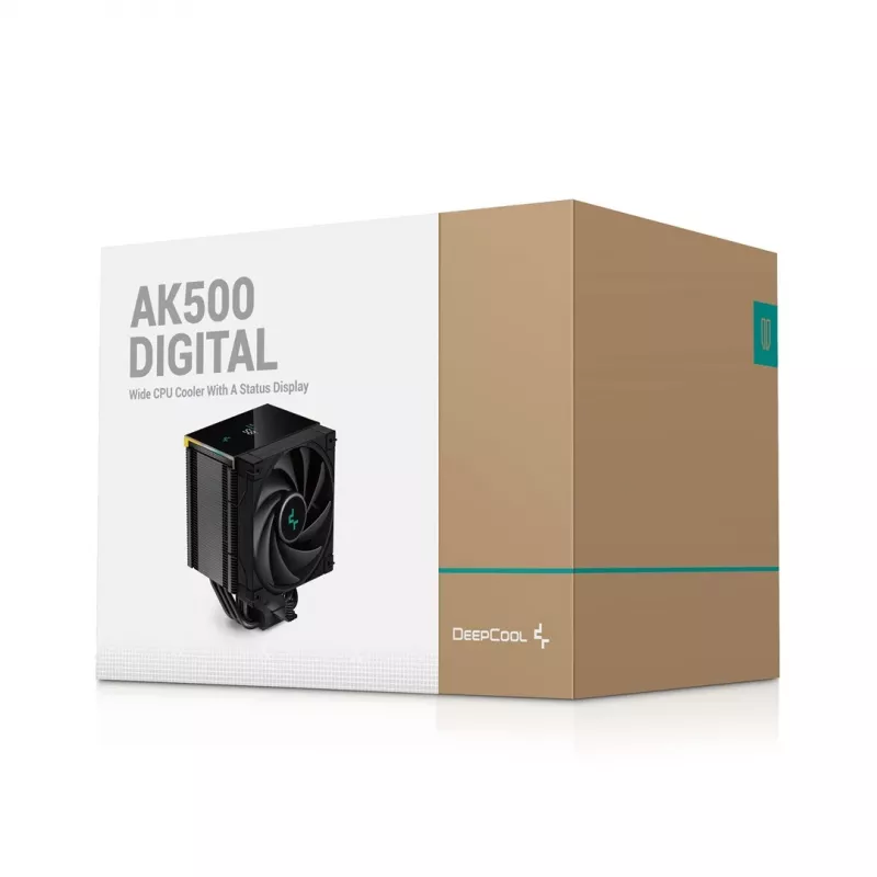 Õhkjahuti DeepCool AK500 Digital 12 cm Must 2,19 mmH2O