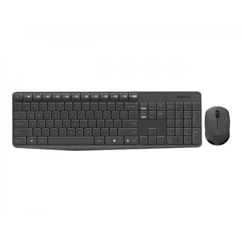 Logitech klaviatuur MK235 juhtmevaba klaviatuur+hiir hall CZ