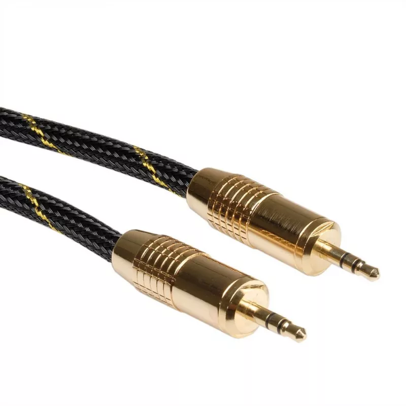 ROLINE GOLD 3,5mm Audio-ühenduskaabel Pistiku / Pistikuga 5,0m (11.09.4285)