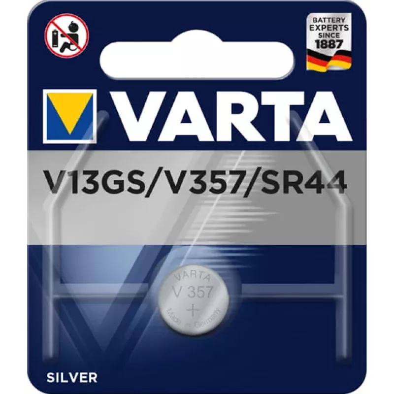 Ühekordne aku Varta V 76 PX SR44 hõbeoksiid