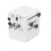 Reisiadapter GEMBIRD TPA-1A2C20-01-W — 20 W, USB-A (18 W) + 2× USB-C (20 W), Type E pistik, valge