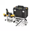 Põrandafrees DeWalt DCW620NT-XJ, akuga, harjadeta, 18V, 1600W väljund, 11–23k p/min, 12,7 mm padrun, tolmutoru, LED, 3,6 kg, karp