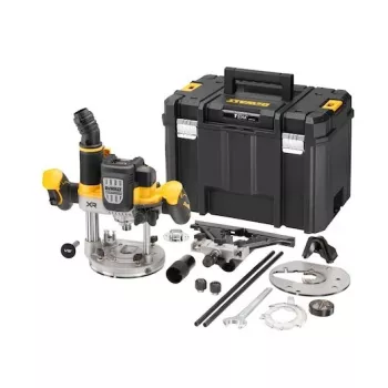 Põrandafrees DeWalt DCW620NT-XJ, akuga, harjadeta, 18V, 1600W väljund, 11–23k p/min, 12,7 mm padrun, tolmutoru, LED, 3,6 kg, karp