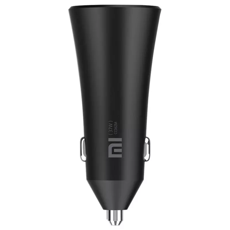 Xiaomi 37 W kahe pordiga auto laadija must, must