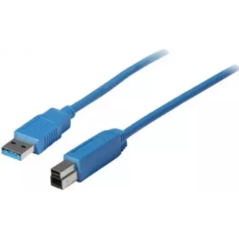 USB-kaabel ShiverPeaks 5 m USB 3.2 Gen 1 USB A USB B-le sinine