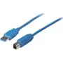 USB-kaabel ShiverPeaks 5 m USB 3.2 Gen 1 USB A USB B-le sinine