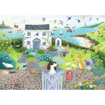 Pusle Ravensburger Coastal Cottage 1000 tk, 700 mm laius, 2 mm paksus