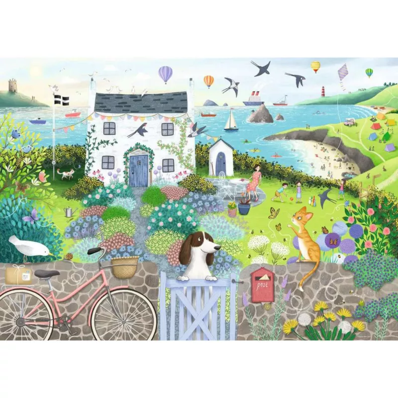 Pusle Ravensburger Coastal Cottage 1000 tk, 700 mm laius, 2 mm paksus