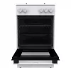 Vabalt seisev gaasipliit ahjuga Gorenje GG5A10WFFM — 4 põletiga pliidiplaat, 70 l ahi, emailitud pealispind, valge