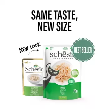 SCHESIR Chicken fillet in jelly - märg kassitoit - 70g
