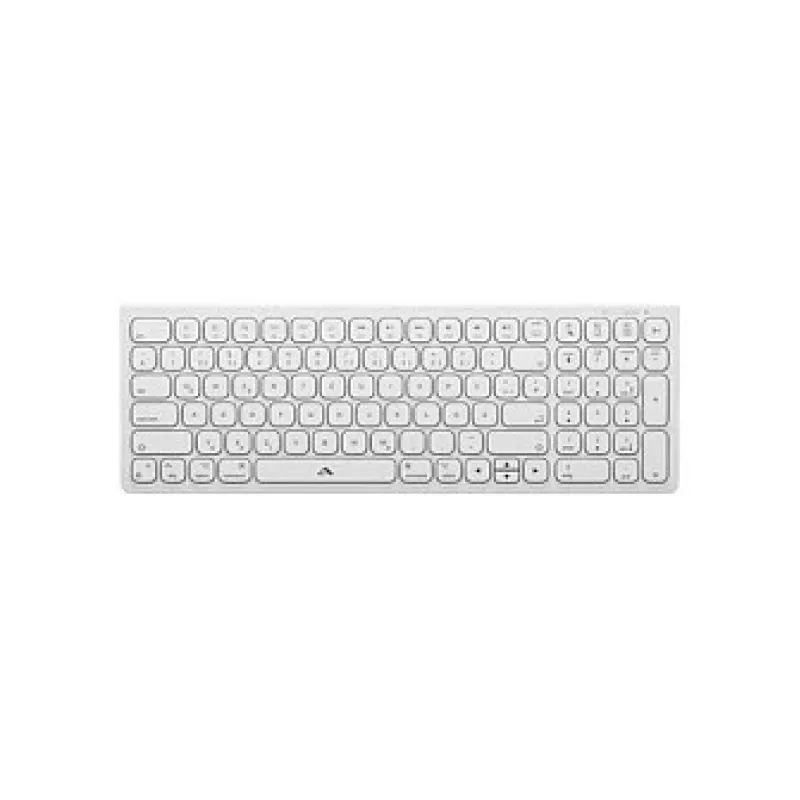 Alogic Echelon Compact USB-C BT klaviatuur saksa+hiir valge - klaviatuur - USB Type C - klaviatuur - USB Type C