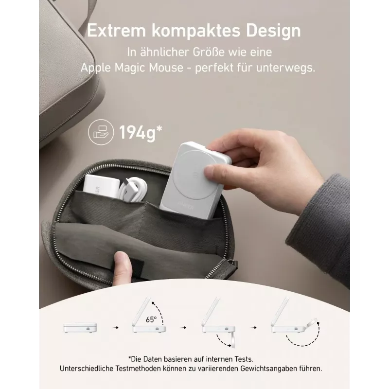 MagGo 3-in-1 15W kokkupandav valge EU