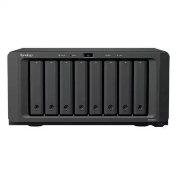 Synology DiskStation DS1825+ NAS/salvestusserver Ryzen Embedded V1500B 8 GB DDR4 0 TB Must