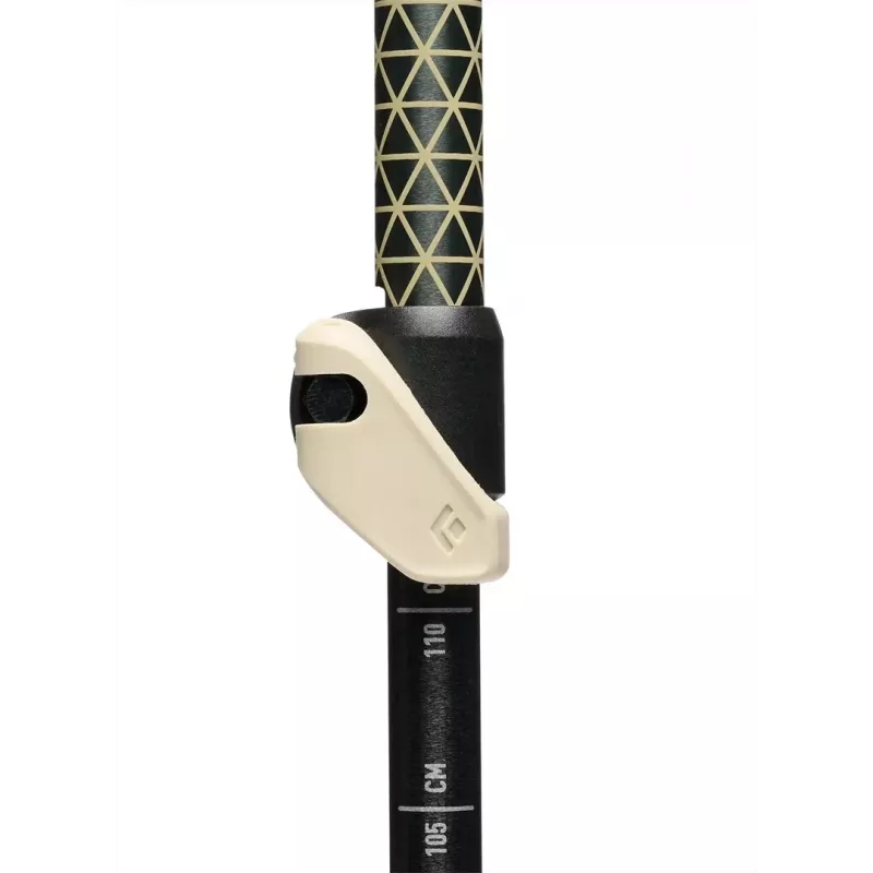 Matkakepid Must Diamond Trail Cork, reguleeritavad 100–140 cm, alumiinium, kork/EVA käepide, 3-segmendilised, roheline/beež