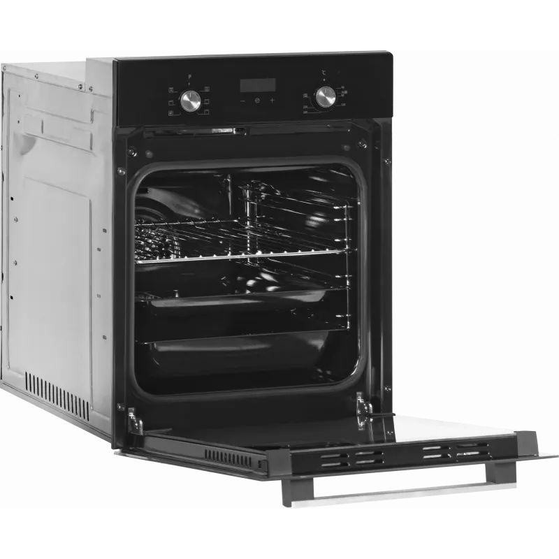 Sisseehitatud ahi SIMFER 4207DERSP.1 — 47 L, multifunktsionaalne, manuaalsed hüpiknupud, must, 59,5×45 cm