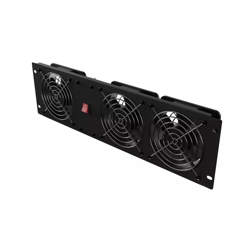 Ventilatsioonipaneel LANBERG AK-1506-B 19 tolli 3 ventilaatoriga 230 V must