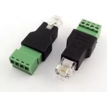 Kaabel TK RJ11-pistik 6P4C-klemmiplokk/kruvikontakt - Kaabel - Telefon (STT-RJ11)