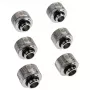 RAIJINTEK PELIAS SILVER D141806 — komplekt 6 hõbedast jahutusventilaatori laba/tarvikut