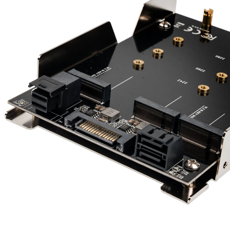 HDD/SSD-korpus SilverStone SST-SDP12 — sisemine kinnitusklambri adapter 3,5-tollistele/2,5-tollistele ketastele