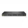 Hewlett Packard Enterprise HPE Aruba Networking CX 6200F 48G Class4 PoE 4SFP+ 740W lüliti - lüliti - max. virnastuskaugus 10 km - L3 - hallatav - 48 x 10/100/1000 (PoE+) + 4 x 1 Gi