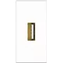 Kindermann Konnect flex 45 click - Modulaarne Faceplate-Snap-In - USB 2.0 Type A - Valge, RAL 9010