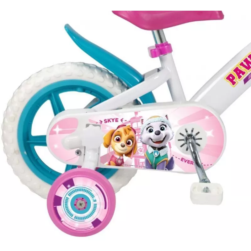 Lasteratas Toimsa TOI1181, 12-tollised rattad, valge, Paw Patrol kujundus