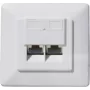Varjestatud Cat 6A pinnapaigalduskarp helos 74276-SET 2‑port