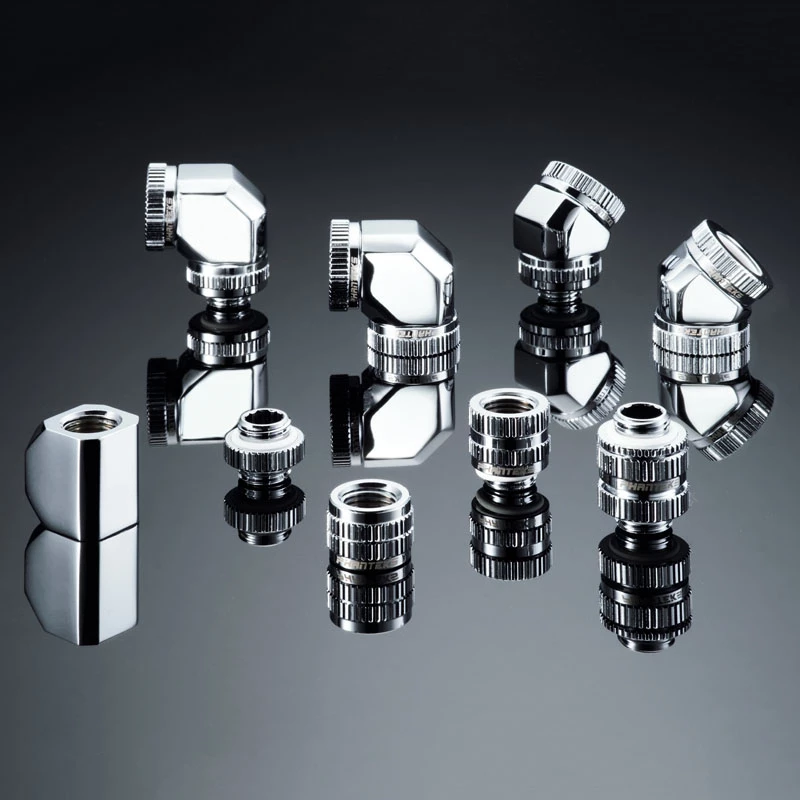 Surveühendus PHANTEKS Glacier M-F G1/4 CHROM pöörlev — PH-RA_CR_MF