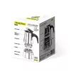 Moka pot Maestro MR-1660-9, pliidikann 6 tassi jaoks, must