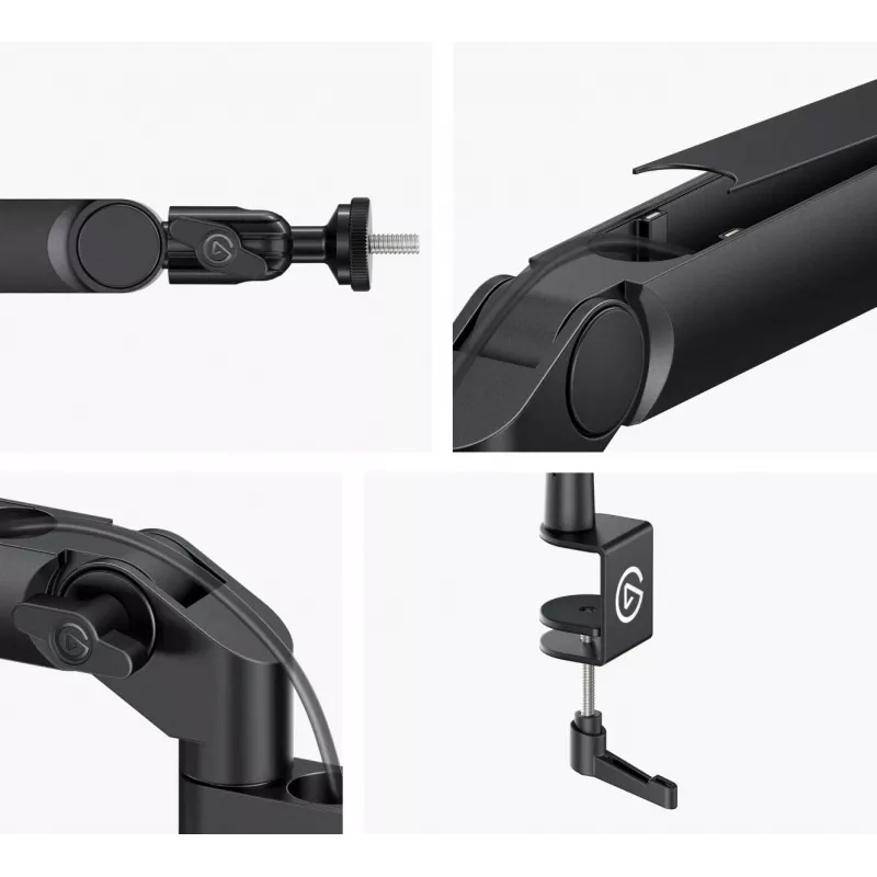 Mikrofonivarre Elgato Wave Mic Arm Low Profile – reguleeritav madal profiiliga poom stuudio ja striimimise jaoks
