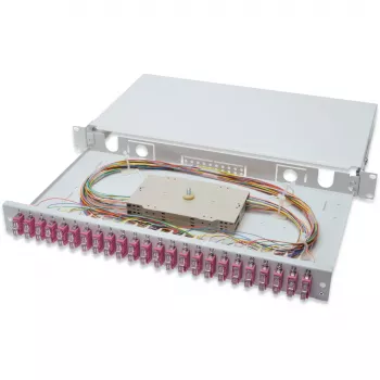 Kaablihalduspaneel Digitus DN-96322-4 SC OM4 Fiiberoptiline jätkukarp Hall