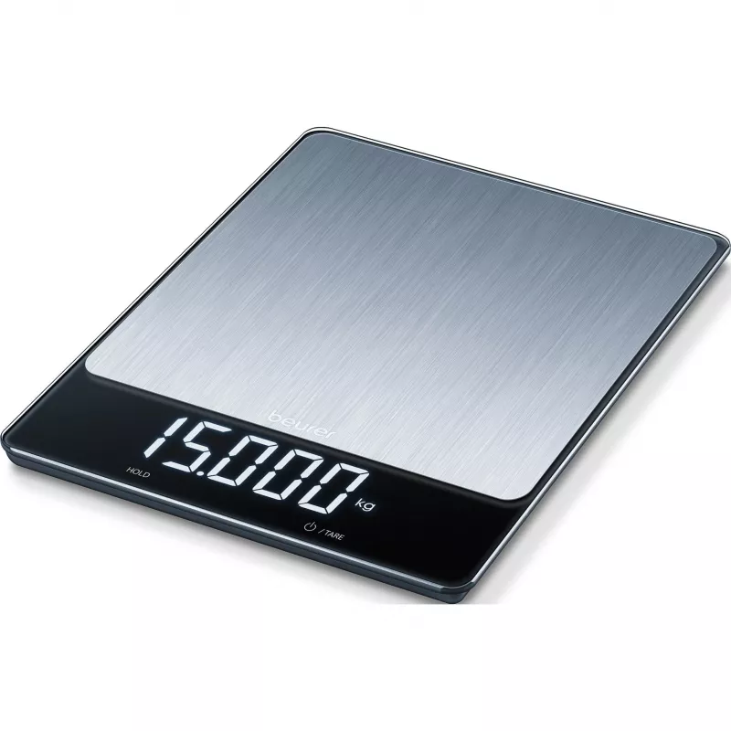 Köögikaal Beurer KS 34 XL roostevaba teras, maht 5 kg, täpsus 1 g