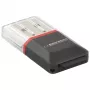 Esperanza EA134K kaardilugeja must, hõbedane, läbipaistev USB 2.0