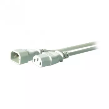 EFB-Elektronik IEC toitejuhtme pikendus C14 180° - C13 180°, Hall, 3,0 m, 3 x 1,00 mm² Tootja: EFB Elektronik (EK507.3)