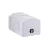 Lanberg OU5-0001-W pistikupesa karp RJ-45 valge