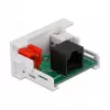 DeLOCK Easy 45 moodul 2 x RCA emane RJ45 emasele pesale 22,5 x 45 mm