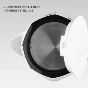 Elektriline veekeetja Maestro MR-058-Valge 1,8 L, 2000 W, juhtmevaba, eemaldatav filter