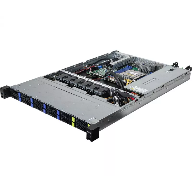ASRock 1U8S4E-GENOA/2T serveri barebone SoC pesa SP5 (LGA 6096) riiulile paigaldatav (1U)