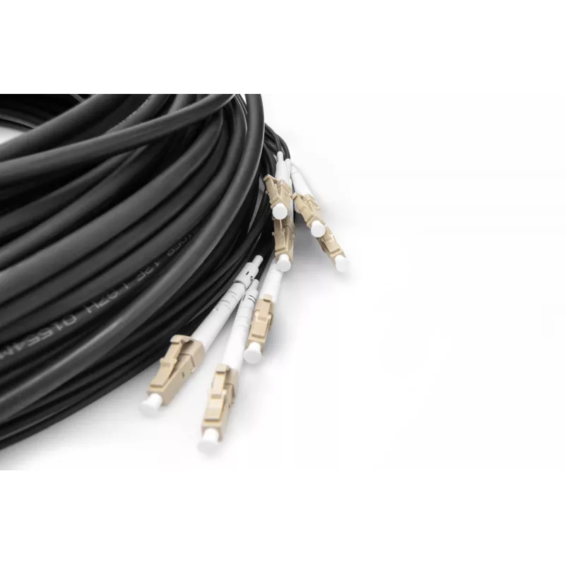 Digitus Eelmonteeritud Klaaskiust Universaalne Harukaabel Multimood OM4 8 Kiudu LC/UPC 50m