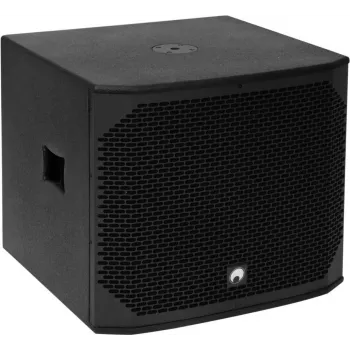 Subwoofer Omnitronic AZX-118 450W aktiivne PA bassikõlar, 18-tolline kõlarielement