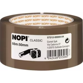 Pakkimisteip Tesa NOPI Pack Classic 66 m × 50 mm, pruun