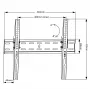 MACLEAN BRACKETS MC-862 Originaalne eriti tugev reguleeritav lihtne paigaldus TV kronstein 26-55 40kg universaalne must max Vesa 400x400