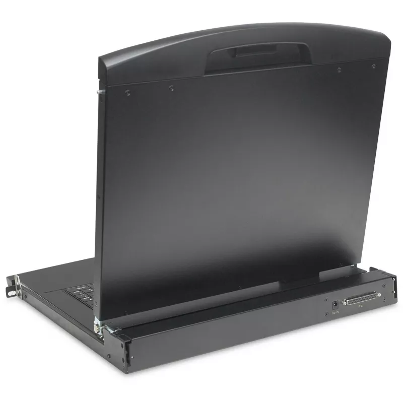 KVM-konsool Digitus 19 tolli HD LCD 16-pordiga VGA saksa klaviatuur