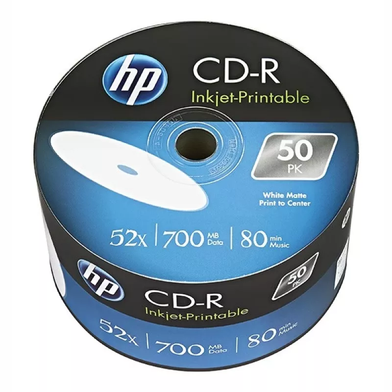 VERBATIM CD-R 52x 700MB prinditavad plaadid — 50 tk pakend